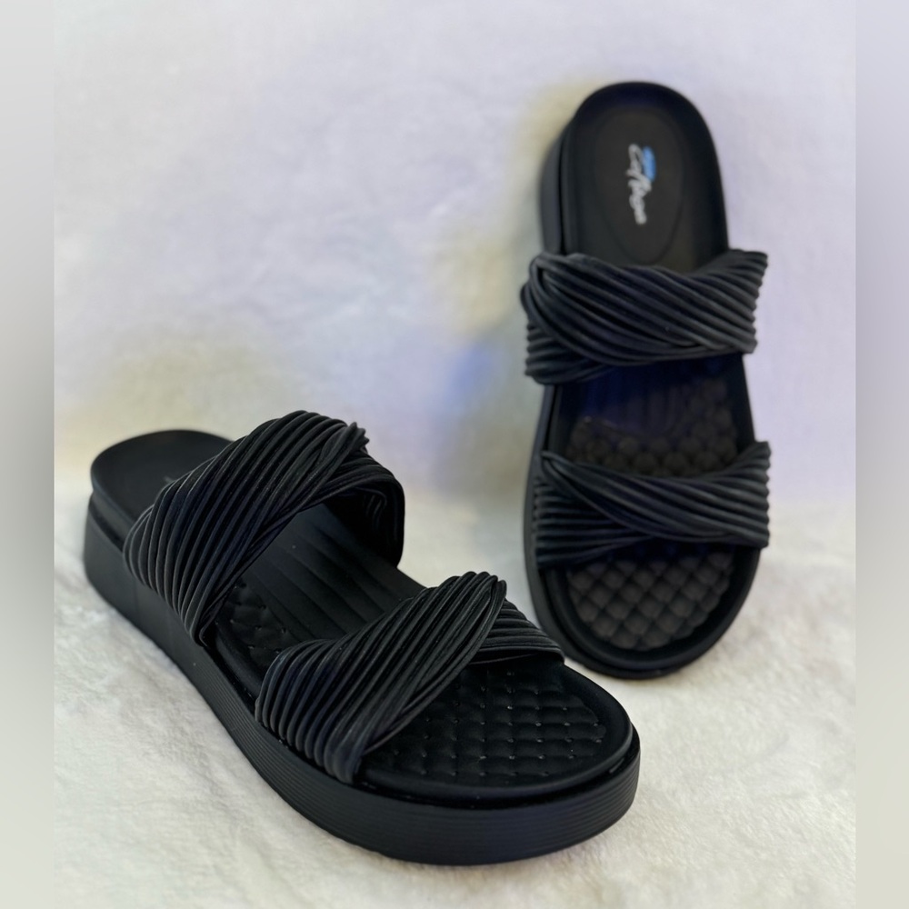 Black Aqua College Women's Sandals